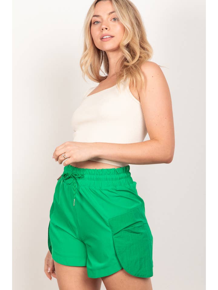 VERY J - Vendita all'ingrosso Pantaloncini sportivi - Donna - Pantaloncini cargo per abbigliamento sportivo con vita elastica NP703765