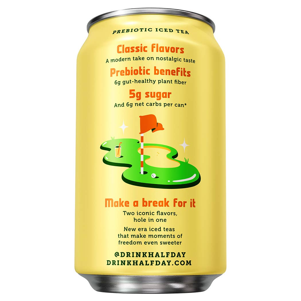 Halfday Tonics - Vente Thé glacé - Pack de 12 Classique Moitié-Moitié2