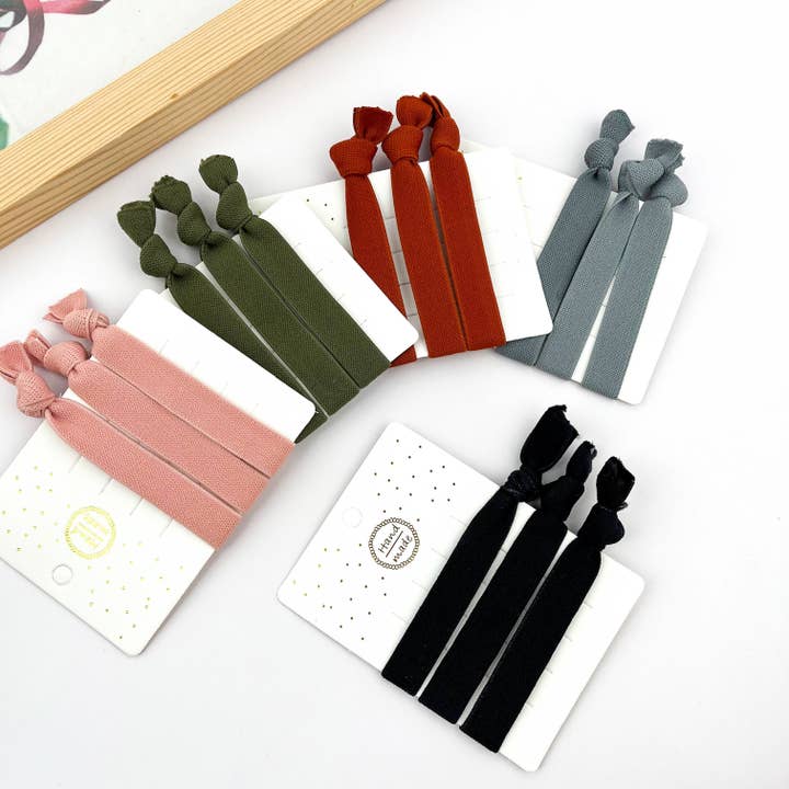 3 st sporthårband, elastiska knutna hårband för wholesale av SoapElenGlen