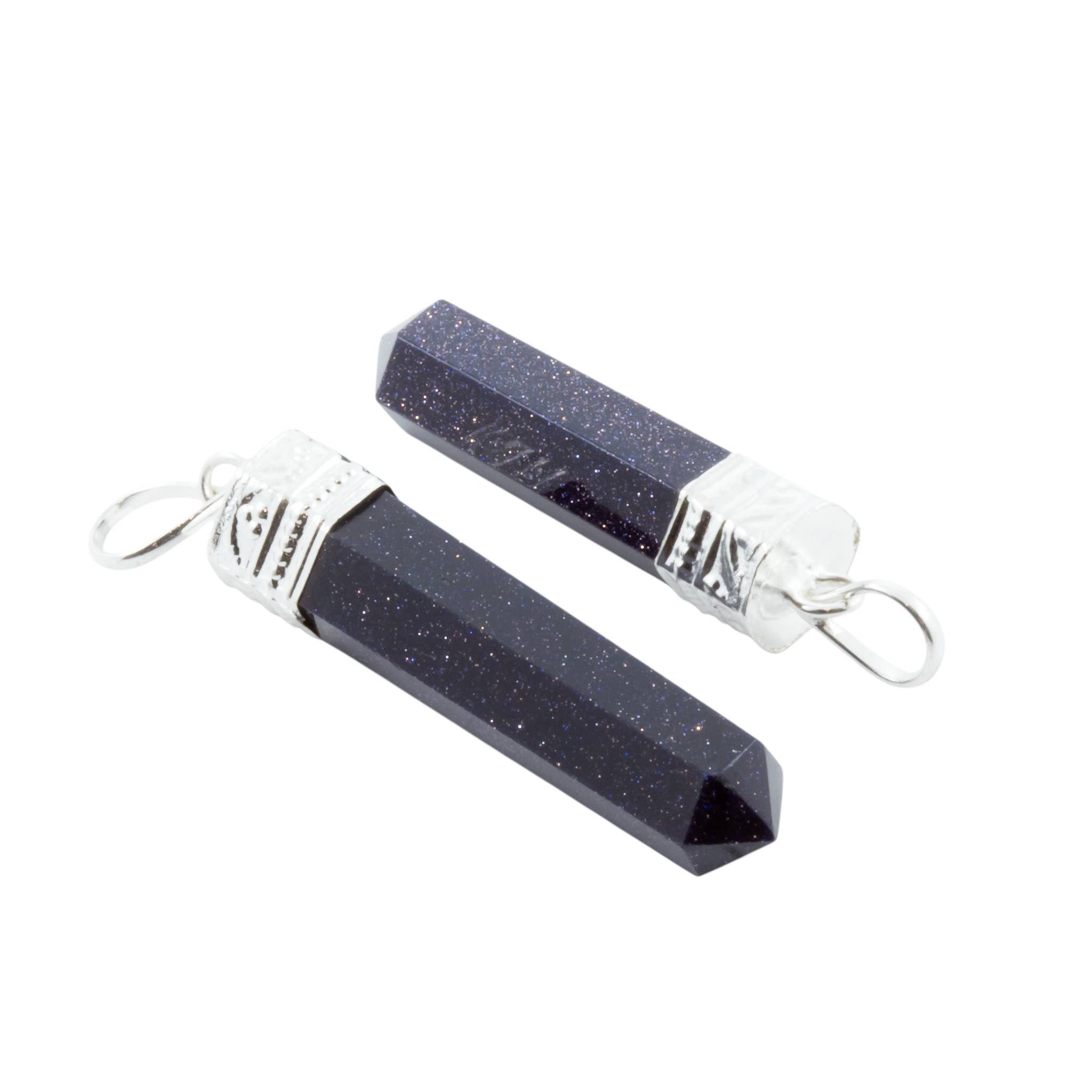 Quasar Gems USA - Wholesale Individuele bedel/hanger - Hangertjes met natuurlijke edelstenen aan potloodkettingen22