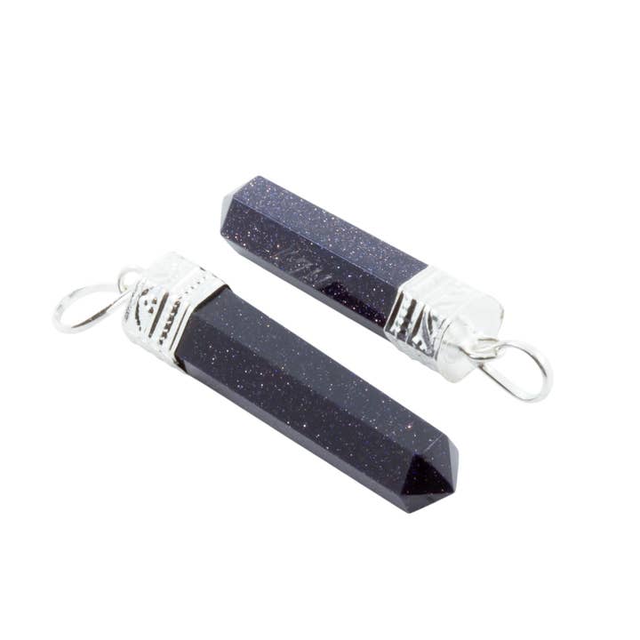 Quasar Gems USA - Wholesale Individuele bedel/hanger - Hangertjes met natuurlijke edelstenen aan potloodkettingen22