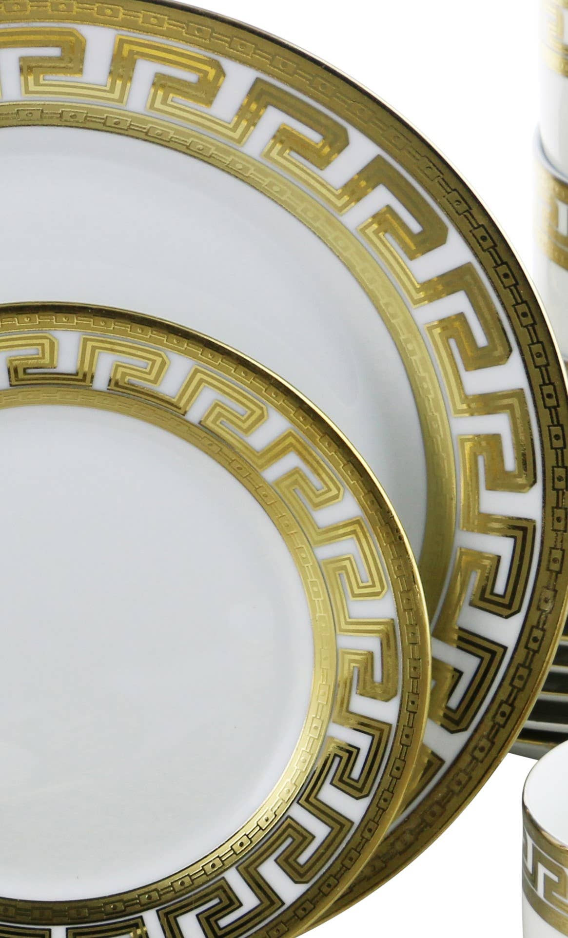 Three Star IM/EX Inc. - Wholesale Dinnerware Set - 40-pc Dinnerware Set - Greek Key3