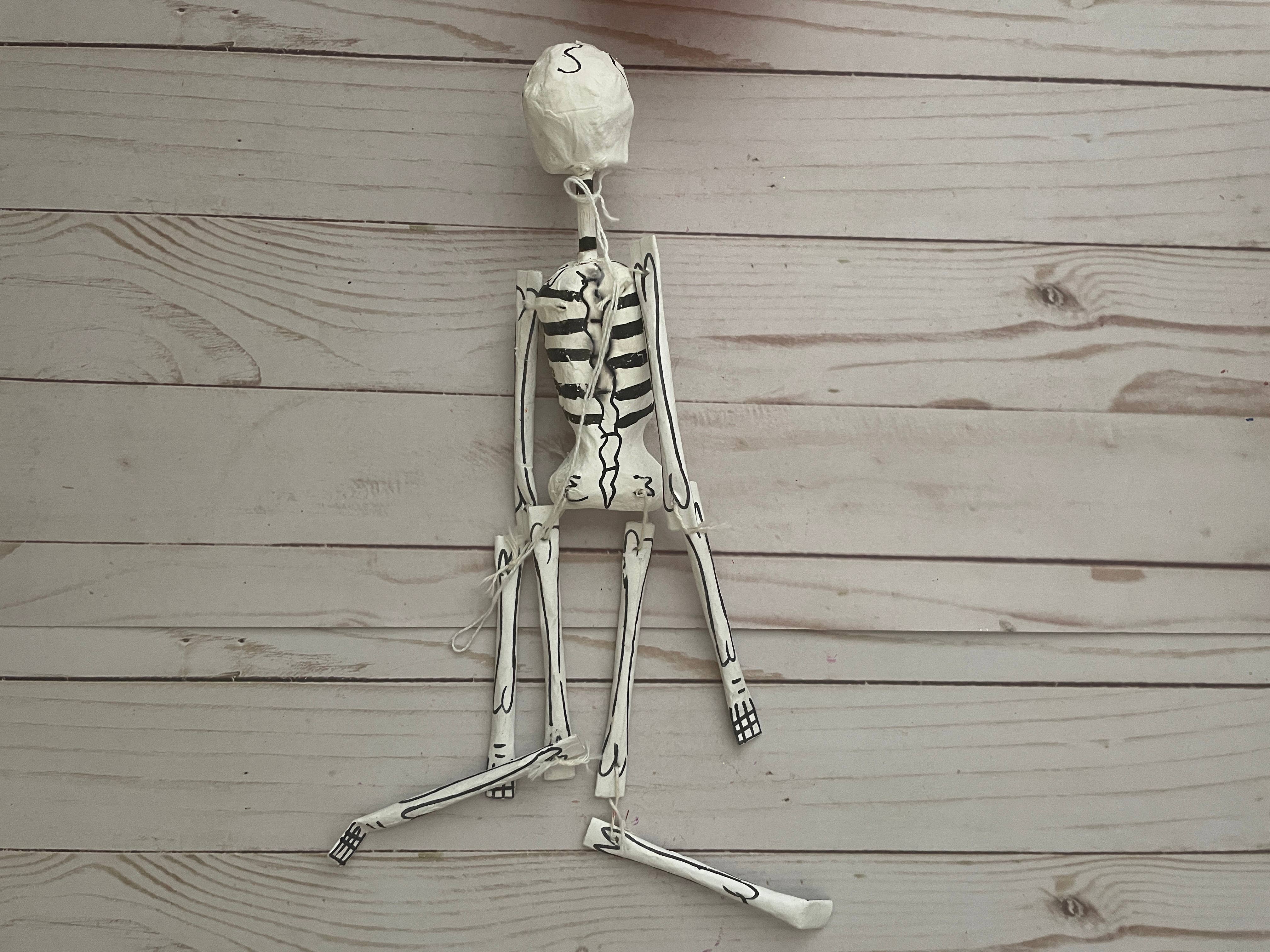 Viva Greetings - Wholesale Decorative Figurine - Mini Paper Mache Calavera Day of the Dead Skeleton1