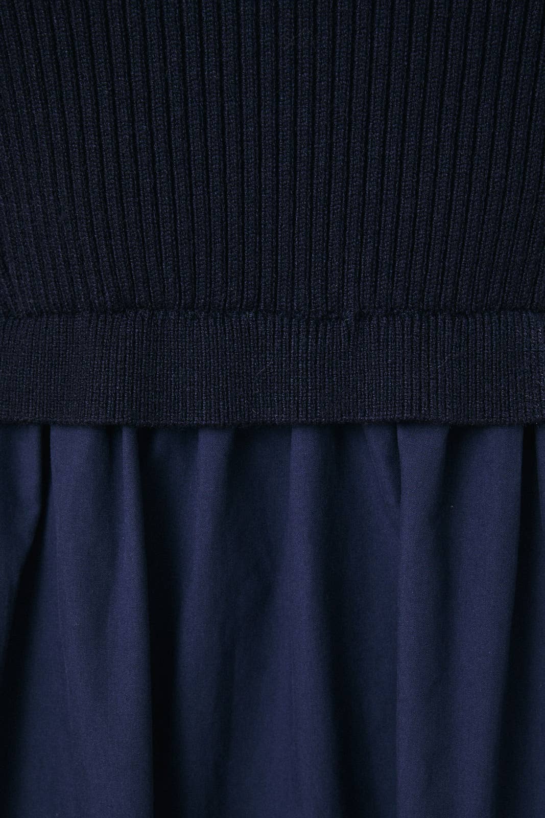 Sunday Edition by LE LIS - Wholesale Dress - Women's - MOCK NECK SHORT SLEEVE KNIT & WOVEN MIX TIERED MIDI DRESS18