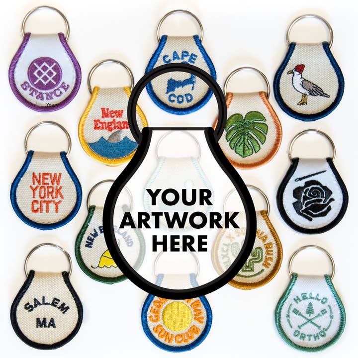 Three Potato Four - Wholesale Keychain - Unisex - Custom Patch Keychain (100 Pcs)