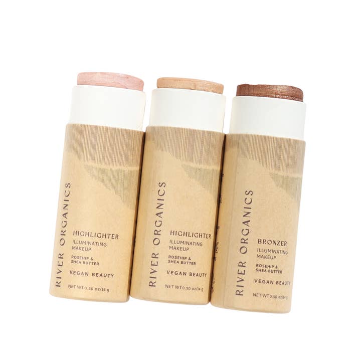 River Organics - Wholesale Makeup Highlighter - Highlighter and Bronzer Sets