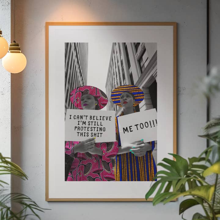 Je proteste toujours contre ce truc ! Impression d'art pour la vente par Blue Coffee Arts