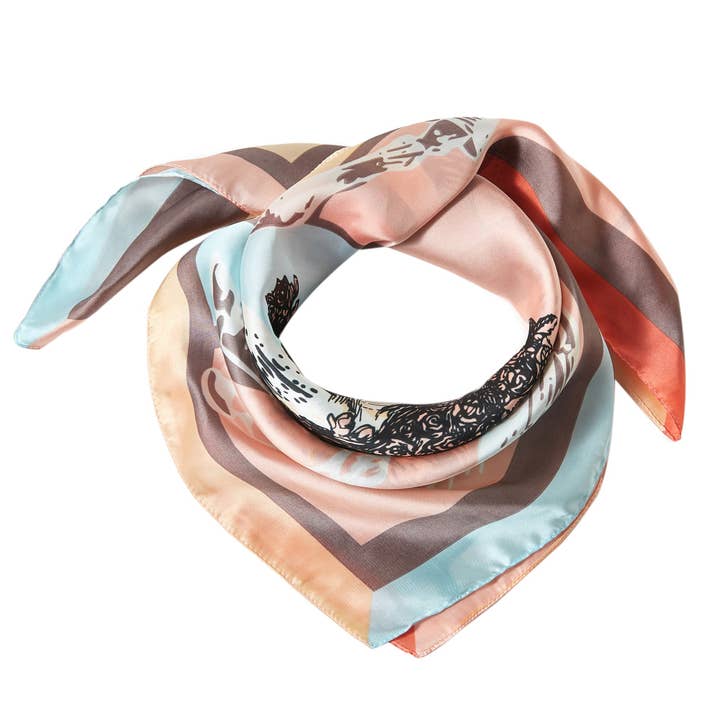 ALBERTO CABALE - Wholesale Scarf - Women's - Triumph Cléo Small Silk Square6
