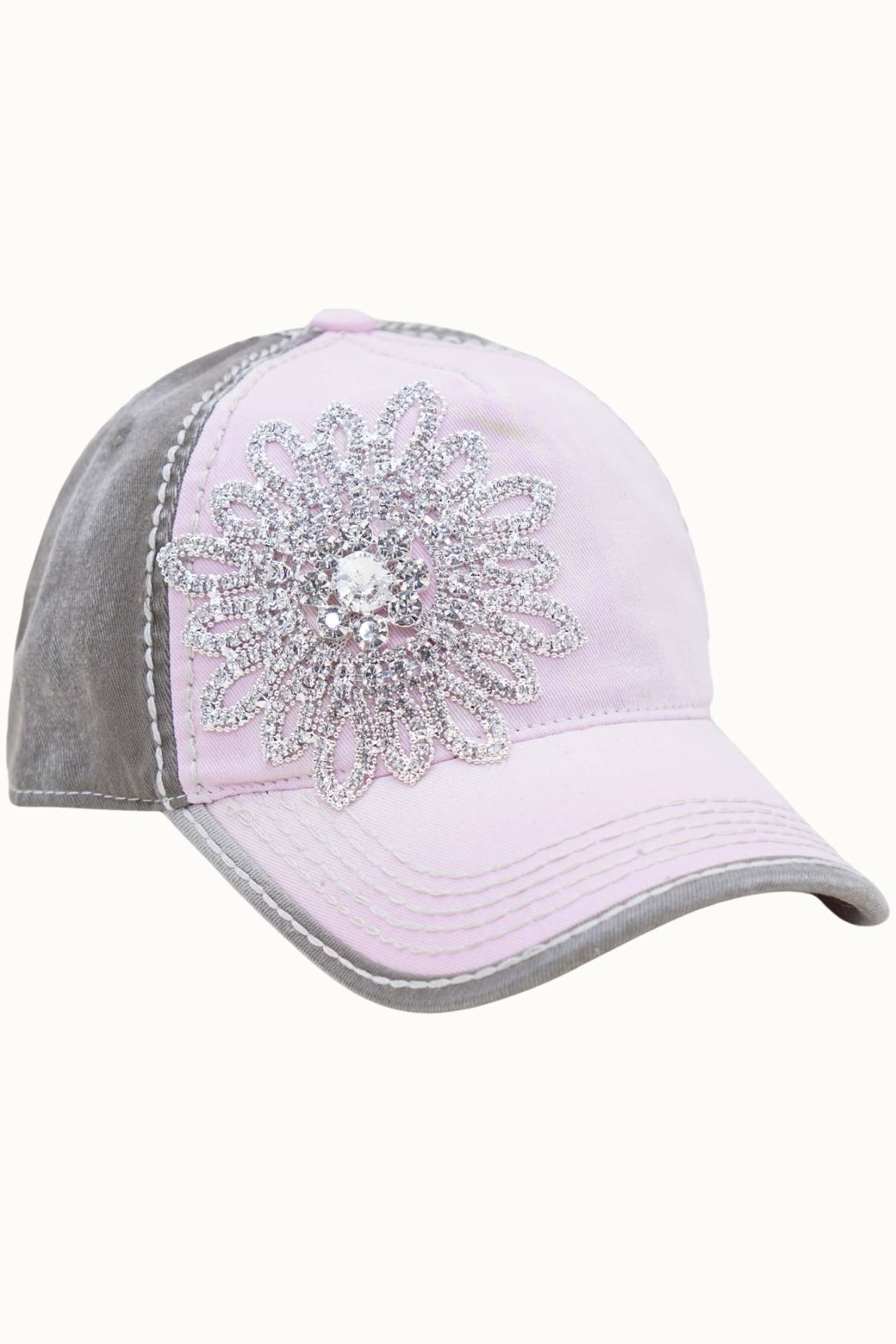 Olive & Pique - Vendita all'ingrosso Cappellino da baseball - Donna - Berretto bicolore Sunflower Bejeweled Glitz, regolabile7