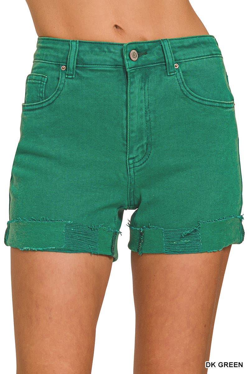 Vanilla Monkey - Wholesale Korte broeken - Dames - Korte broek met 5 zakken en manchetten9