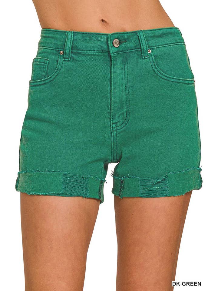 Vanilla Monkey - Wholesale Korte broeken - Dames - Korte broek met 5 zakken en manchetten9