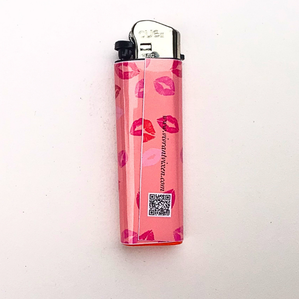 Vivrant Vixen - Wholesale Lighter - Kiss my Dick Handmade Art Lighter 2