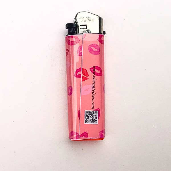 Vivrant Vixen - Wholesale Lighter - Kiss my Dick Handmade Art Lighter 2