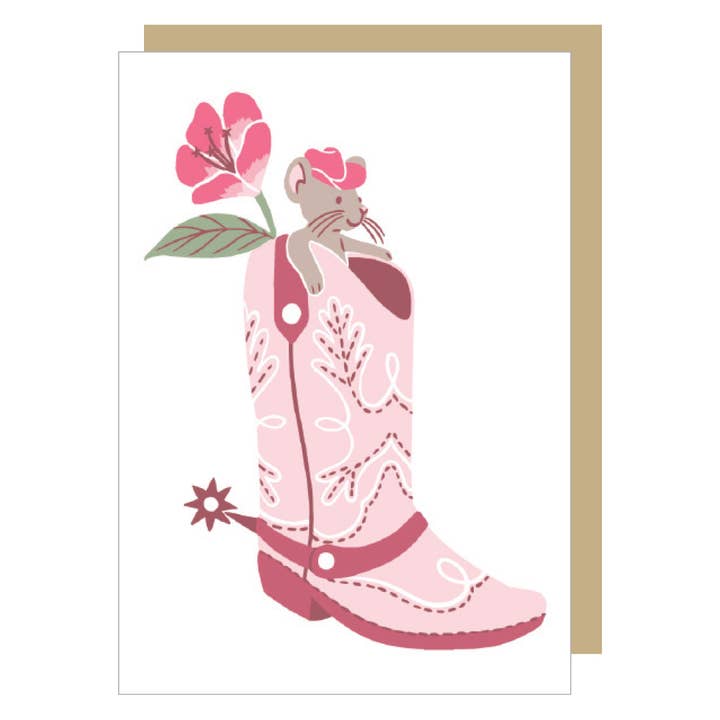 Carte de boîtier mini boot pour la vente par Smudge Ink