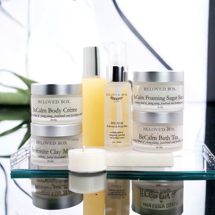 BeCalm Self-Care Box With Self-Love Coaching Workbook for wholesale by BeLoved Box