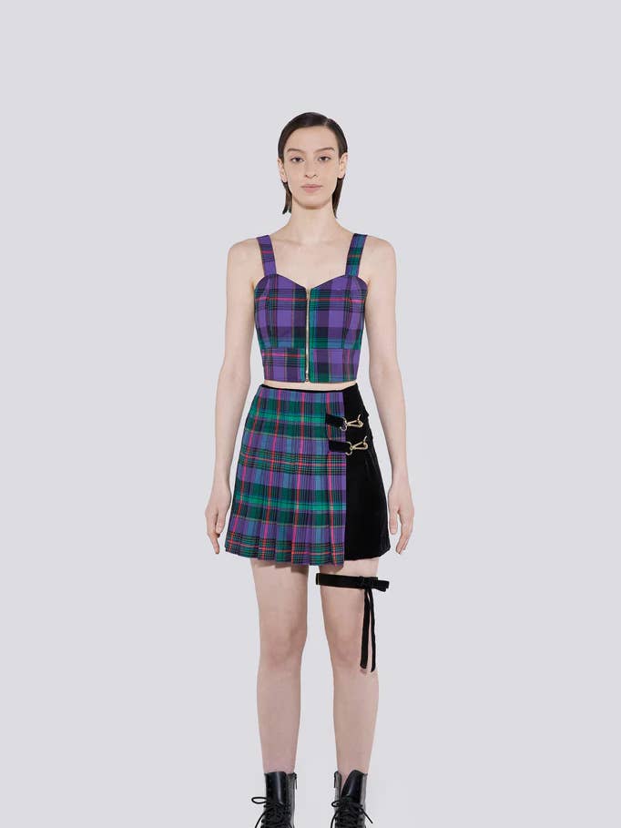 Jupe courte Jack Violet pour la vente par Come On Europe