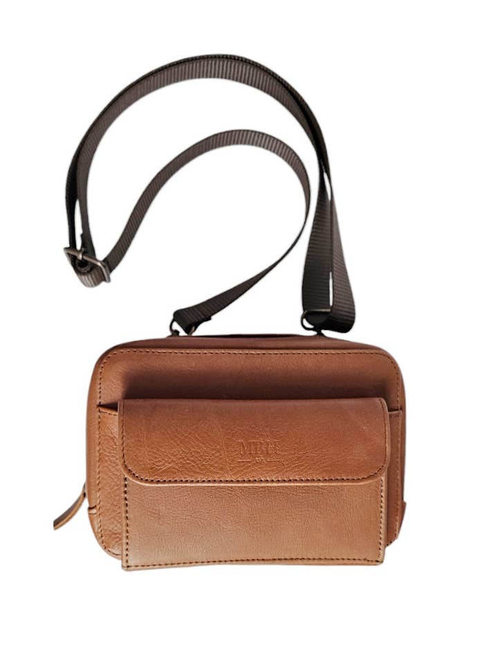 The Nomad Crossbody Leather Bag for wholesale by MBH Leather
