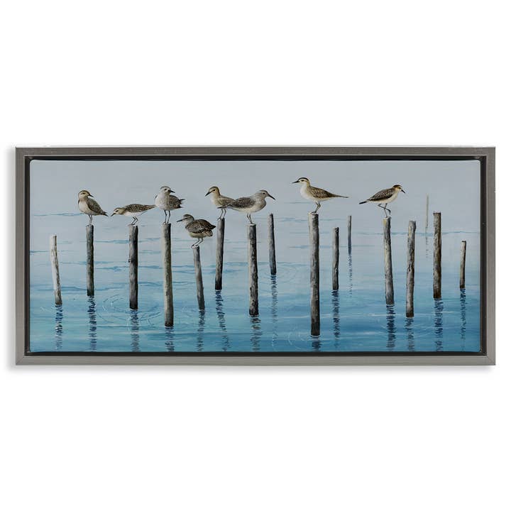 Stupell Industries - Wholesale Wall Sign - Perched Sea Birds - Framed Wall Art20