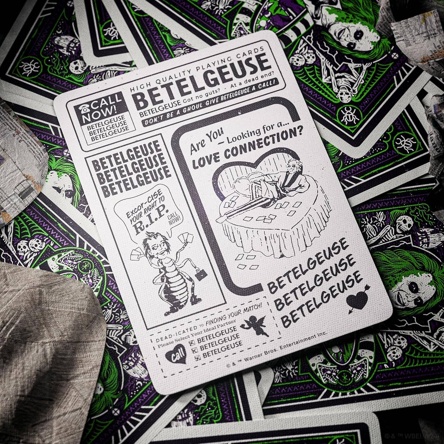 Cardshouse – wholesale Playing cards – Beetlejuice Playing Cards Theory 113