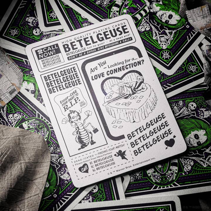 Cardshouse – wholesale Playing cards – Beetlejuice Playing Cards Theory 113