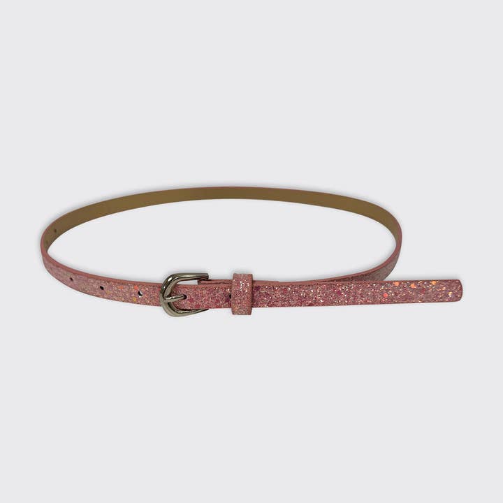 Skinny Belt - Pink Lustre for wholesale by Forever England / Millie Mae