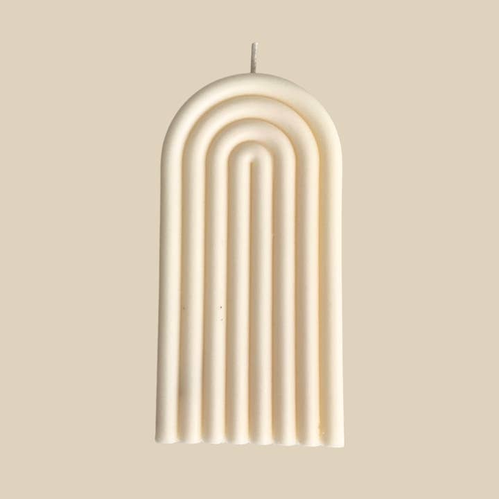 Boho Arch Candle for wholesale by A&A Apothecary