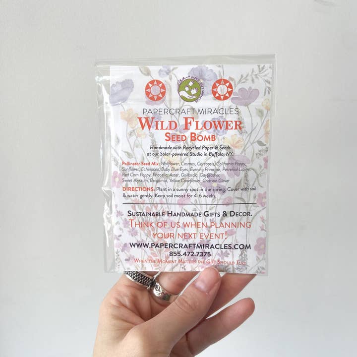 Papercraft Miracles LLC - Wholesale Plant Seeds - Wild Flower Seed Bomb2
