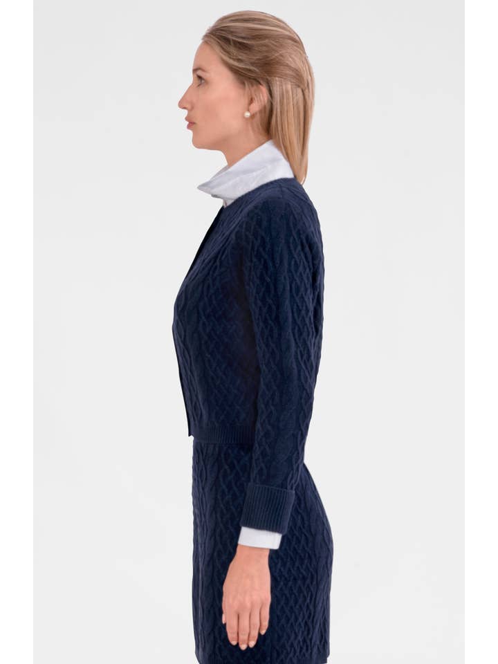 Gretchen Scott LLC - Wholesale Cardigan - Women's - Irish Knit Cardigan1