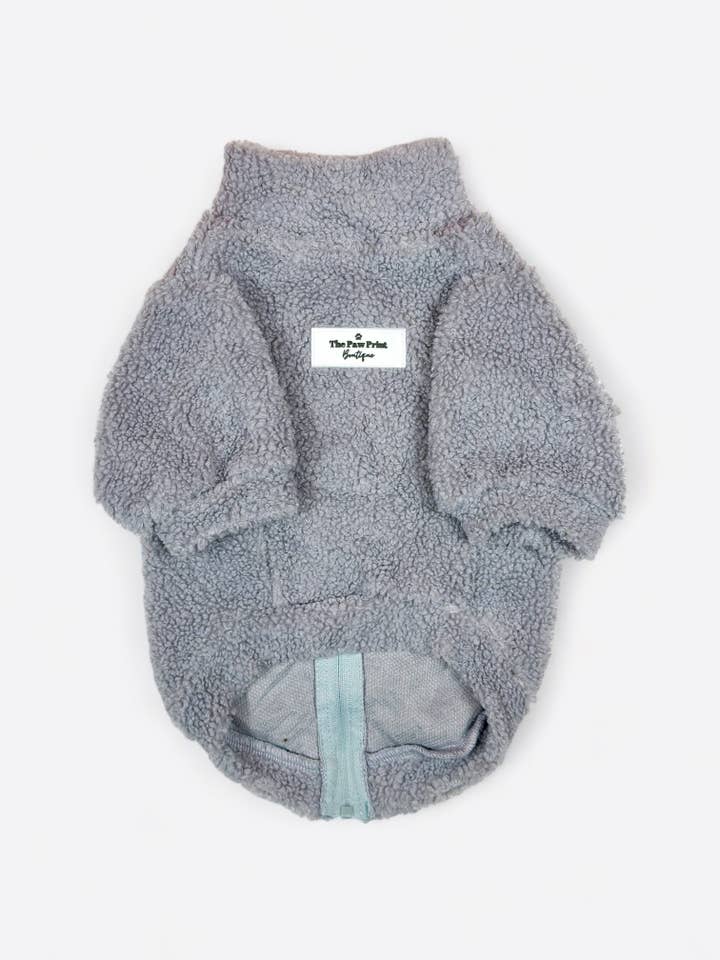 Teddy Fleece - Grey for wholesale by The Paw Print Boutique