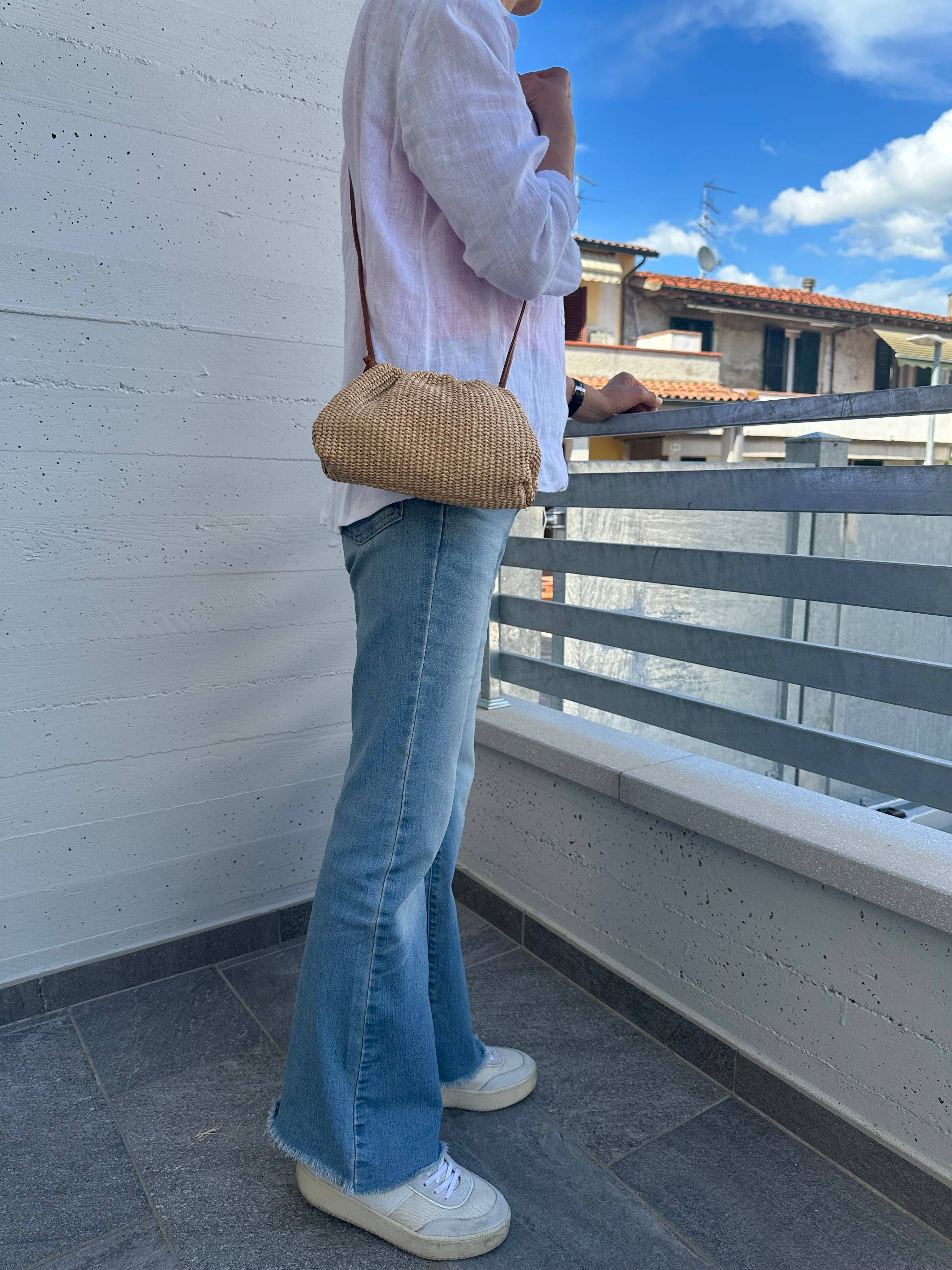 Zhade - Wholesale Top Handle Bag - Women's - TWINS raffia8