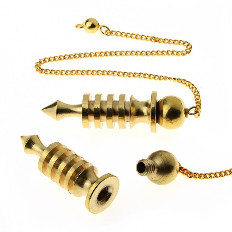 UniArt - Wholesale Spiritual Stone/Crystal - Isis metal pendulum with witness0