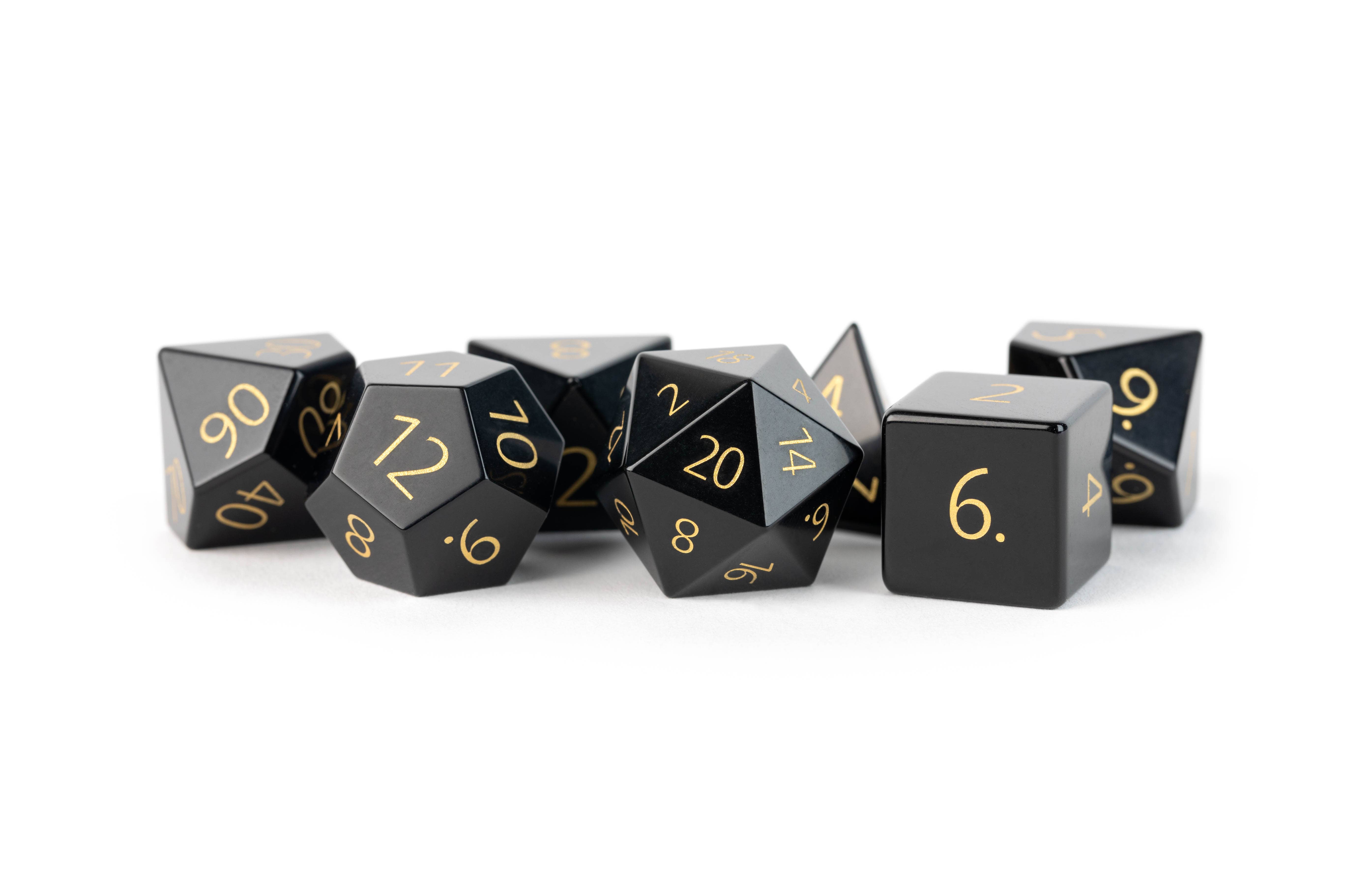 FanRoll by Metallic Dice Games - Wholesale Dice - PREMIUM Engraved Gemstone Dice (18 Options)3