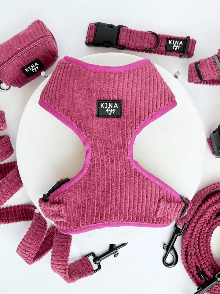 Arnés Ajustable - Basic Pana Buganvilla para venta al por mayor de Kina Dogs