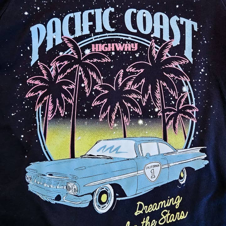 Port 213 - Wholesale Screen Printed T-Shirt - Kids - Kids Pacific Coast T-shirt-Girls Boys