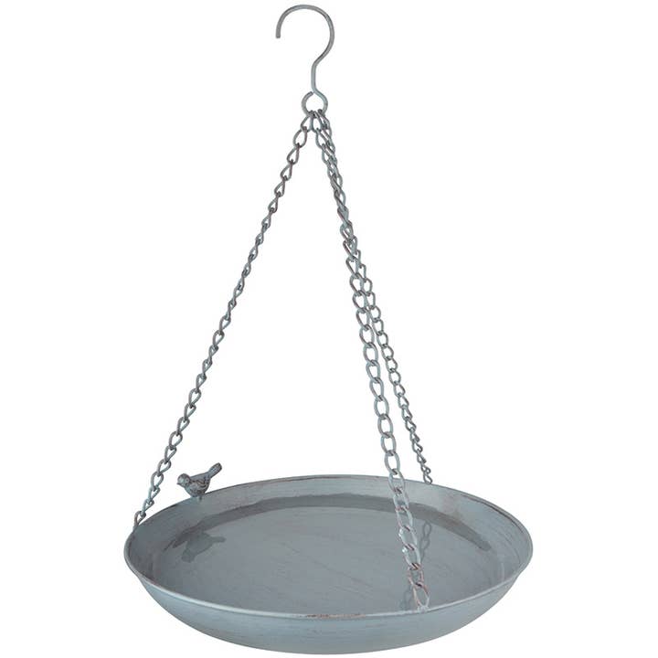 Hanging Bird Bath, Metal for wholesale by Esschert Design USA