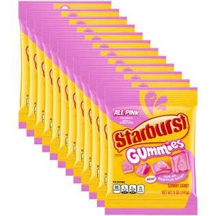 Starburst gummies All pink 5oz 24pk for wholesale by Go Direct Foods