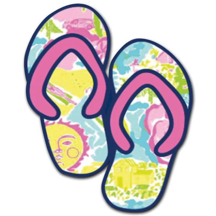 Summer Flip Flops Acrylic for wholesale by OUTSIDE THE BOX, LLC