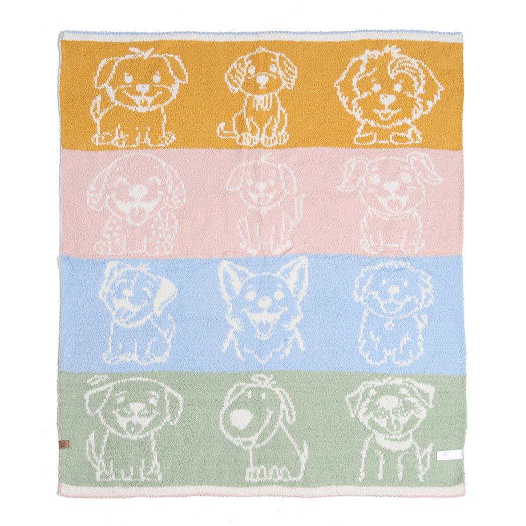 VALPAR Barnfilt med flera valpmönster för wholesale på Faire2