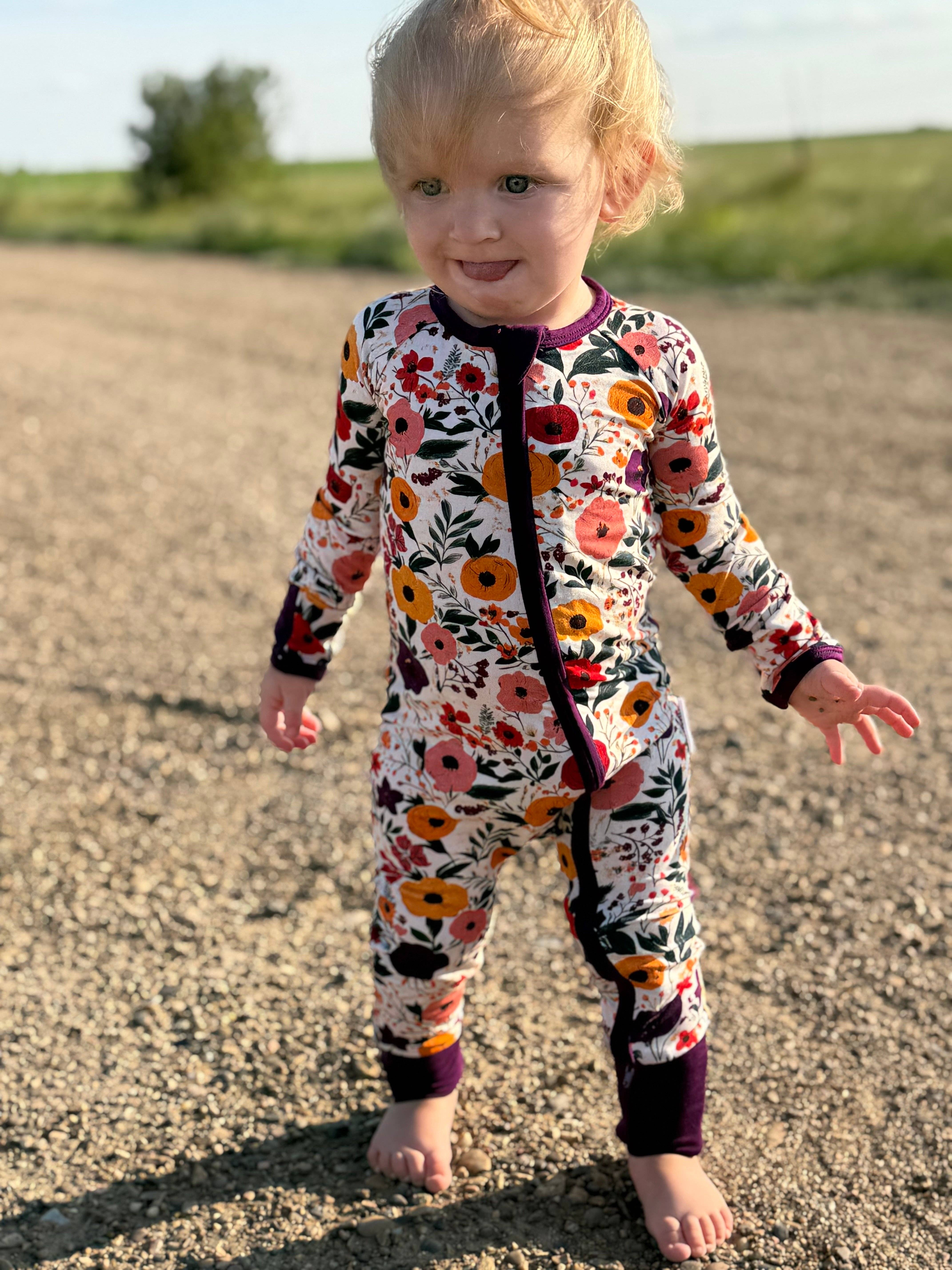 Little Sprouts Clothing - Wholesale Jumpsuit - Baby - Made to Bloom - Convertible Zipper Romper0