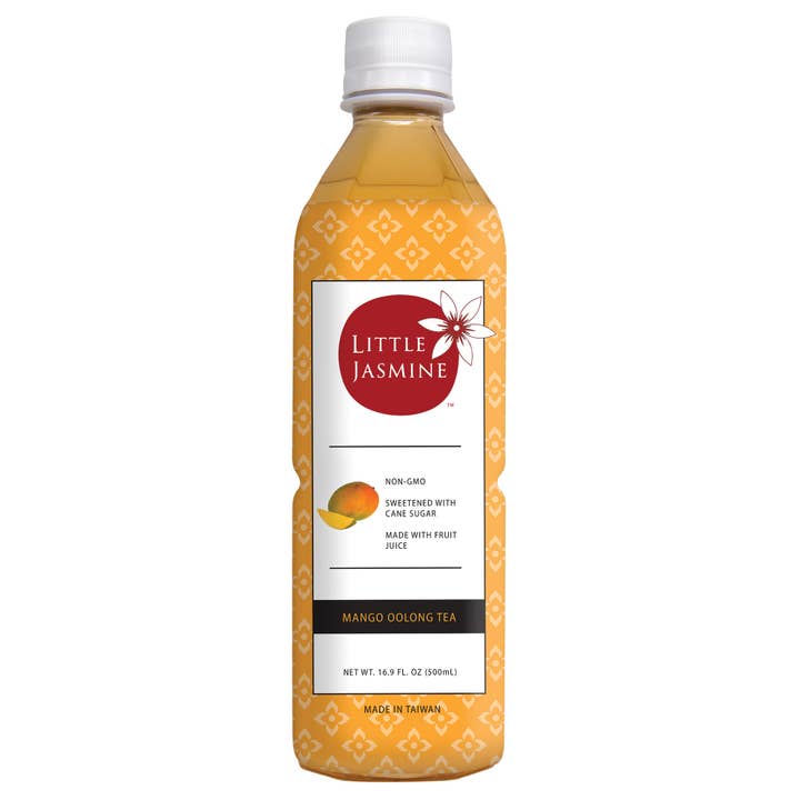 Mango Oolong Tea, 16.9 fl oz - Fruit Tea RTD Bottled Tea for wholesale by Arroyo Kitchen by Little Jasmine