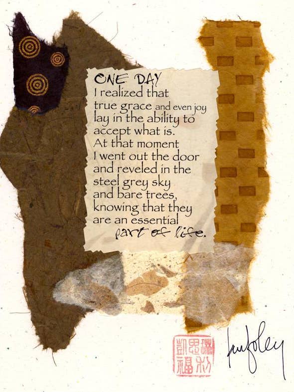 Acceptance (Original wall art) for wholesale by Ampersand Cards