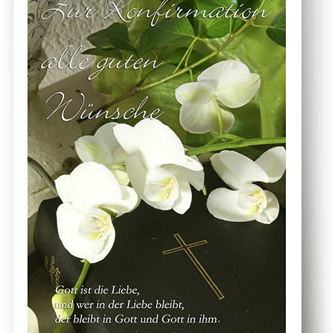 Konfirmation / Grußkarte / 339003 für den Großhandel von Yabué