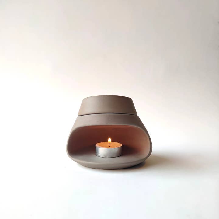 Siesta Studio - Vendita all'ingrosso Scaldaolio - Bruciatore di oli essenziali grigio3