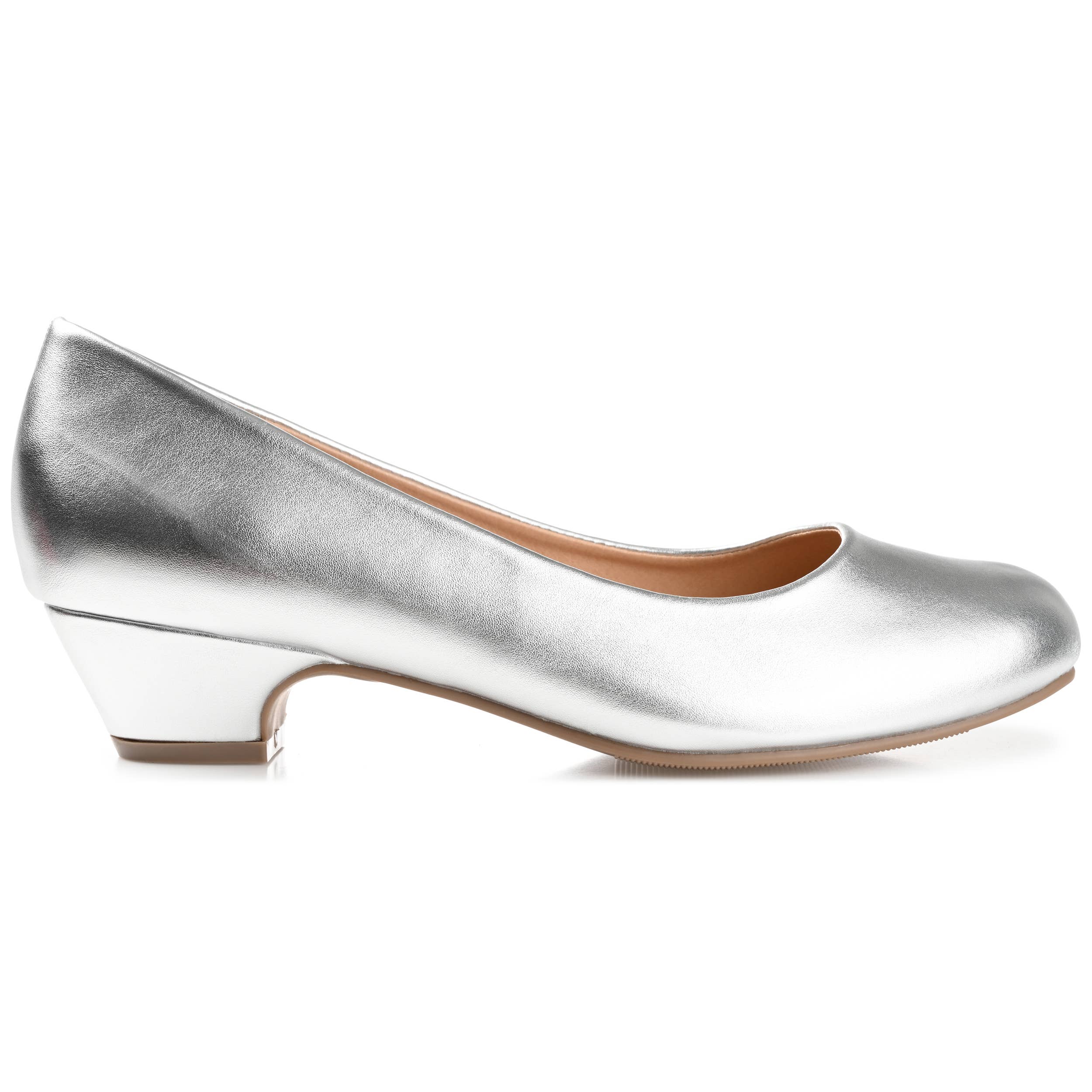 Journee - Wholesale Low Heels - Women's - Saar Kitten Pump Heels In Faux Leather14