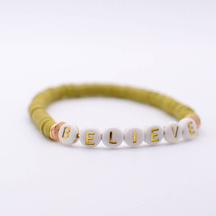 Two and Crew - Faith Based Jewelry & Gifts - Wholesale Beaded Bracelet - Inspirational Word Bracelet - Encouragement Jewelry, Gifts