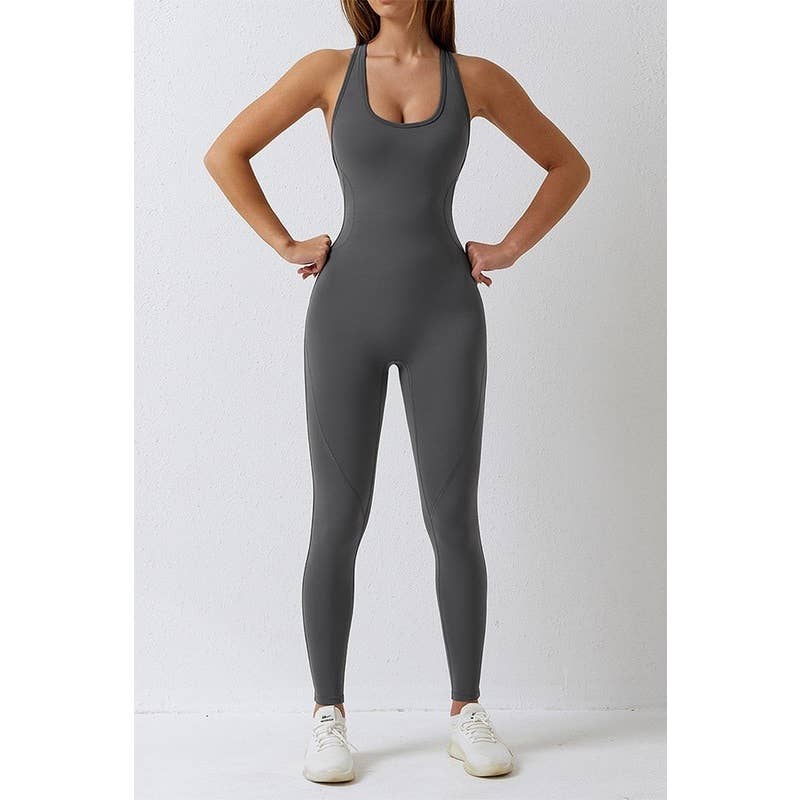 Paperdoll - Wholesale Unitard - Women's - Tight One Piece Aerial Beauty Back Yoga Clothes 7