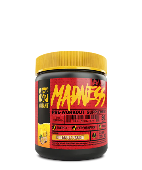 Super Nutritions Limited - Wholesale Protein/Superfood Powder - MUTANT MADNESS 225G Pre-Workout 30 servings3