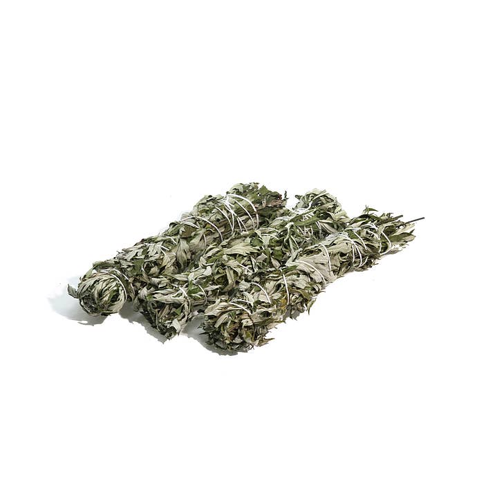 Mugwort 6" Smudge & Cleanse Stick for wholesale by Peace Streaks
