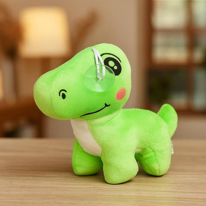 NHP International - Wholesale Stuffed/Plush Toy - Kids & Baby - Mix of various Musthaves neon colours plush dinos with sucti2