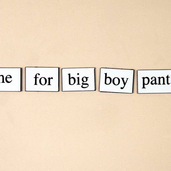 Time For Big Boy Pants for wholesale by Ann Woodall Studios